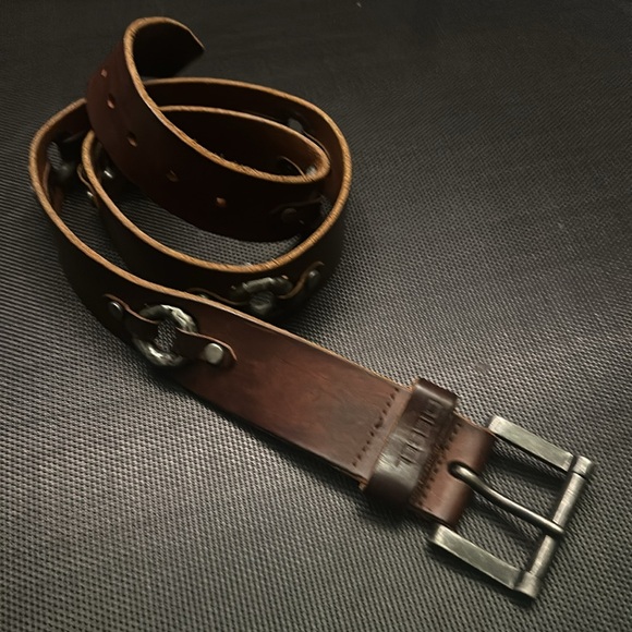 Diesel Vintabelt brown leather men’s 32 | 95 belt - Picture 2 of 6
